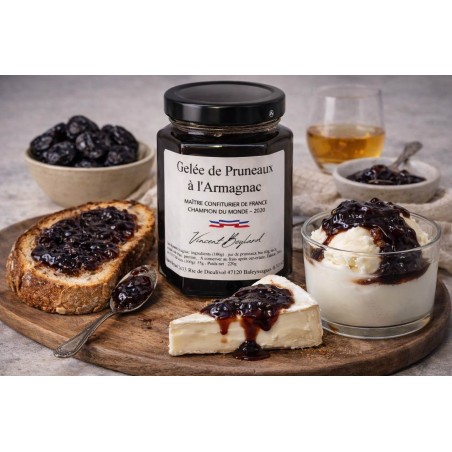 Gelée de pruneaux à l'Armagnac – 220 g
