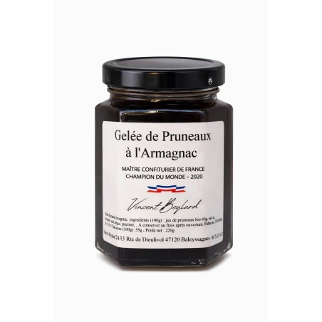 Gelée de pruneaux à l'Armagnac – 220 g