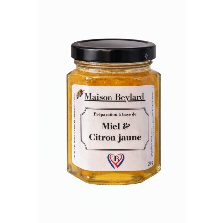 Miel citron jaune – Préparation fraîche 250 g