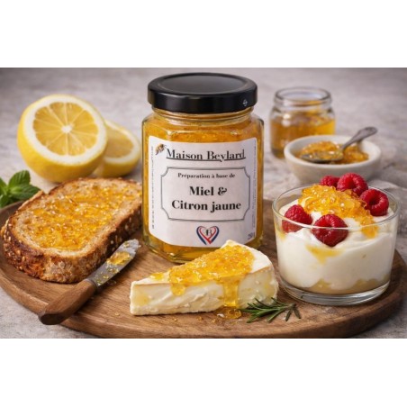 Miel citron jaune – Préparation fraîche 250 g