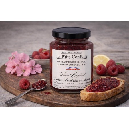 Confiture framboise géranium rosa – Confiture signature primée