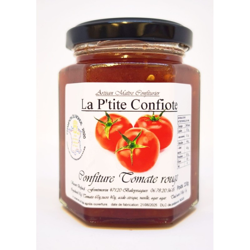 Confiture de tomate rouge – 220 g