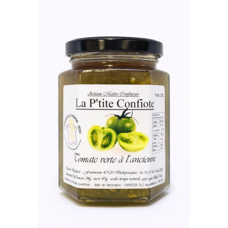 Confiture de tomate verte – 220 g