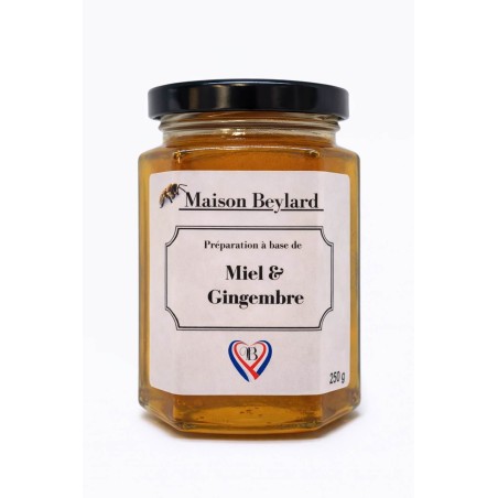 Miel au gingembre – Préparation tonique 250 g