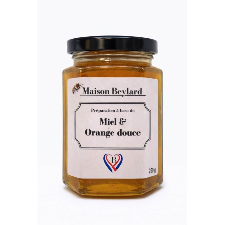 Miel orange douce – Préparation gourmande 250 g