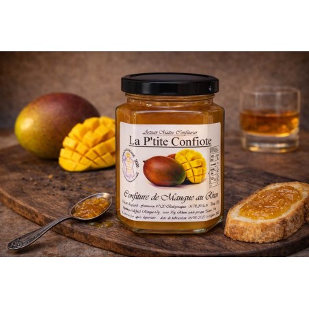 Confiture de mangue au rhum – 220 g