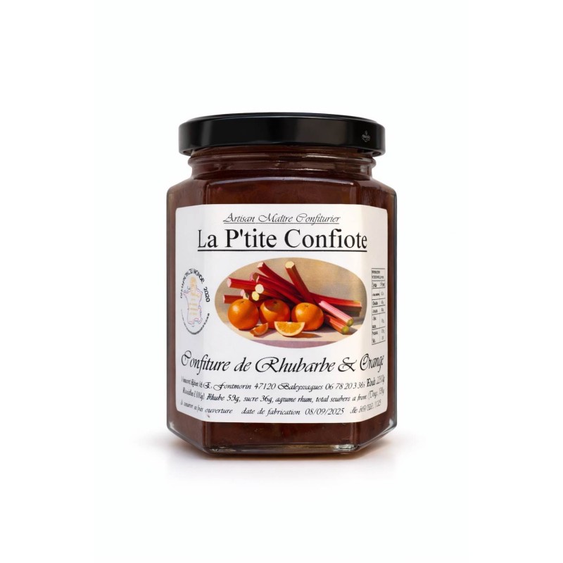 Confiture de rhubarbe – 220 g