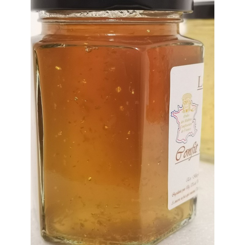 Gold glitter tea jelly