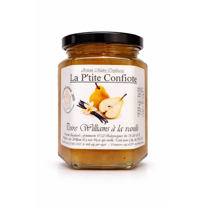 Confiture de poire à la vanille – 220 g