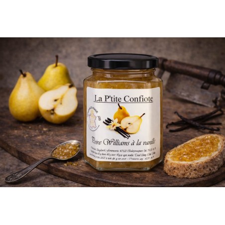 Confiture de poire à la vanille – 220 g