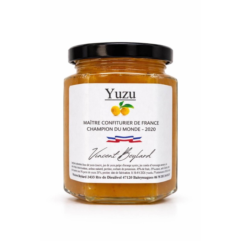 Gelée de yuzu – Saveur agrume japonaise 220 g