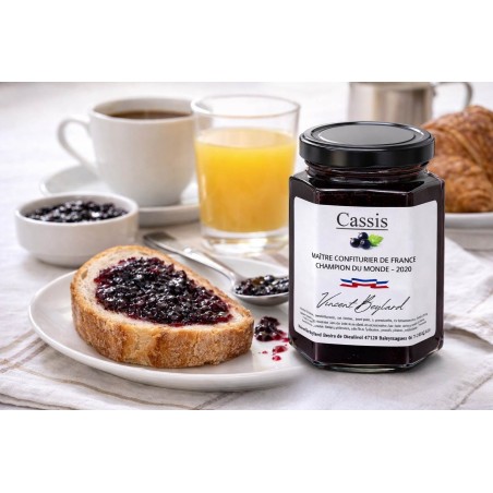 Gelée de cassis – Saveur intense et fruitée 220 g