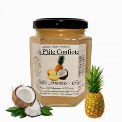 Coconut and pineapple jelly