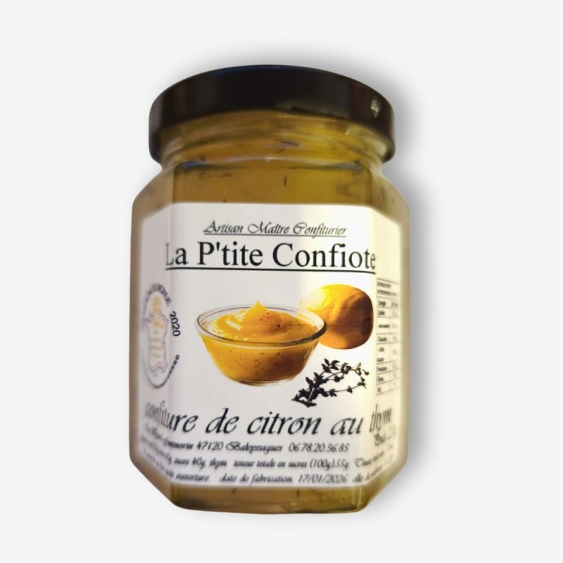 Confiture de citron au thym – 220 g