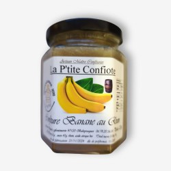 Confiture de banane au rhum – 220 g