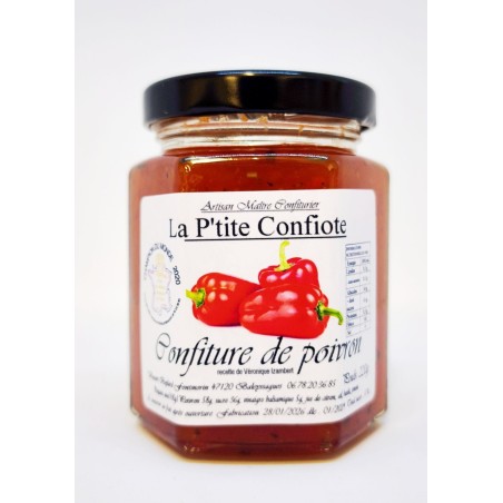 Confiture de poivron sucrée-salée – Fromages & foie gras