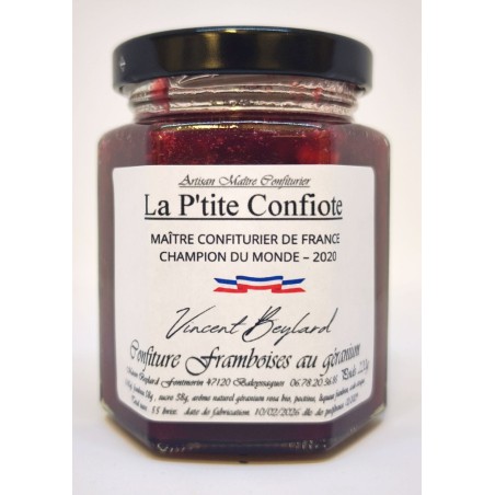 Confiture framboise géranium rosa – Confiture signature primée