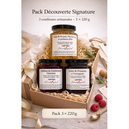 Pack Découverte Signature – 3 confitures artisanales | Maison Beylard