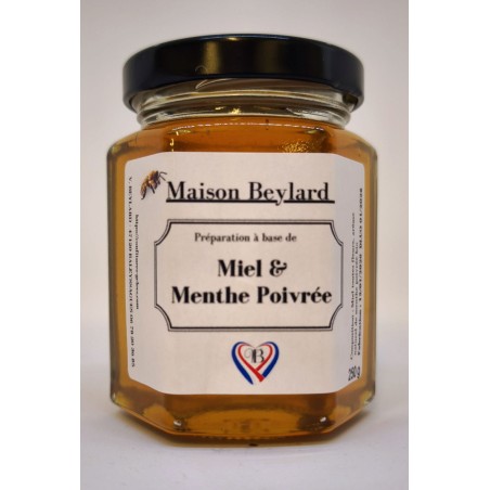 Miel menthe poivrée – Préparation rafraîchissante 250 g