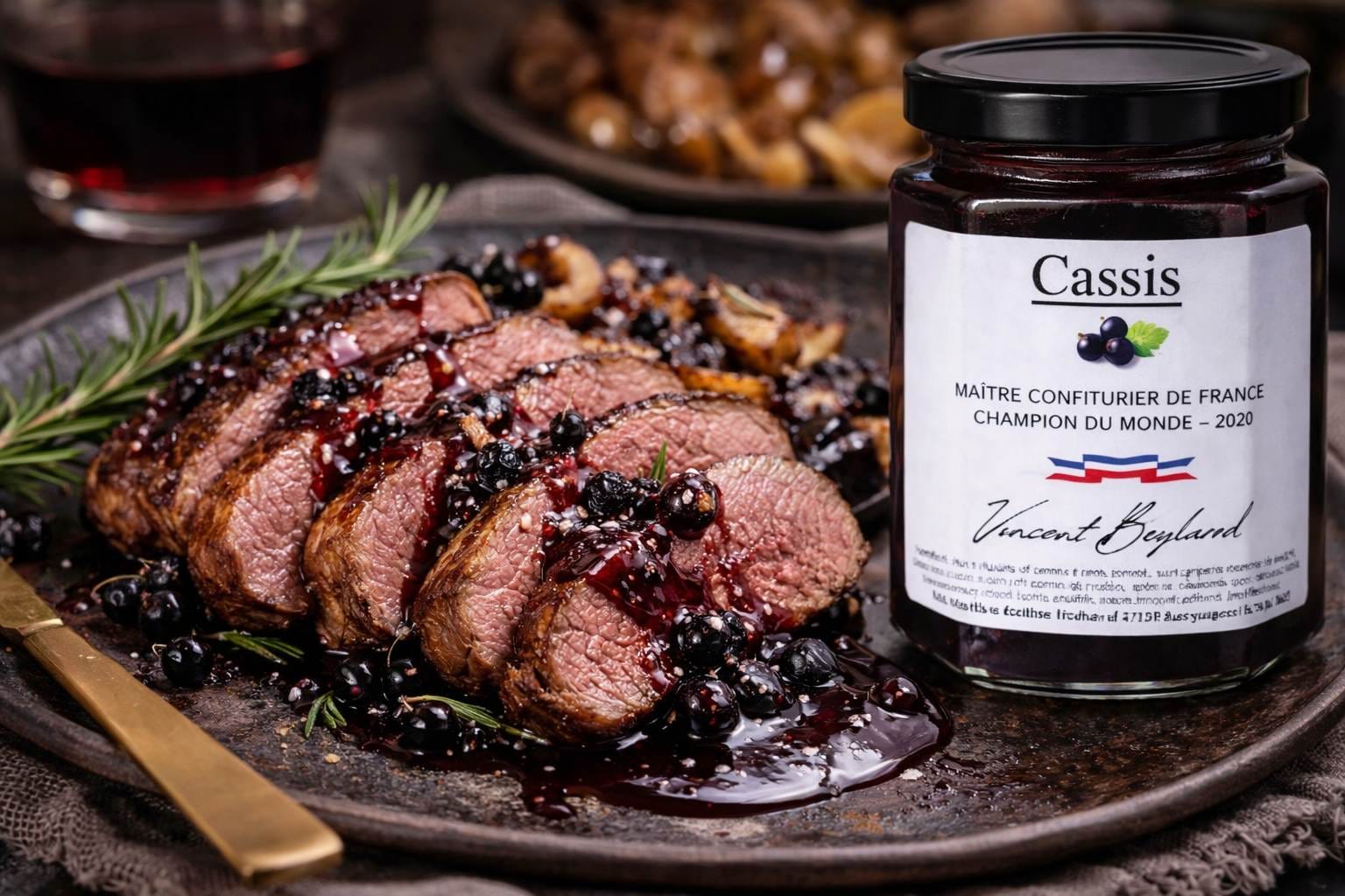 sauce au cassis